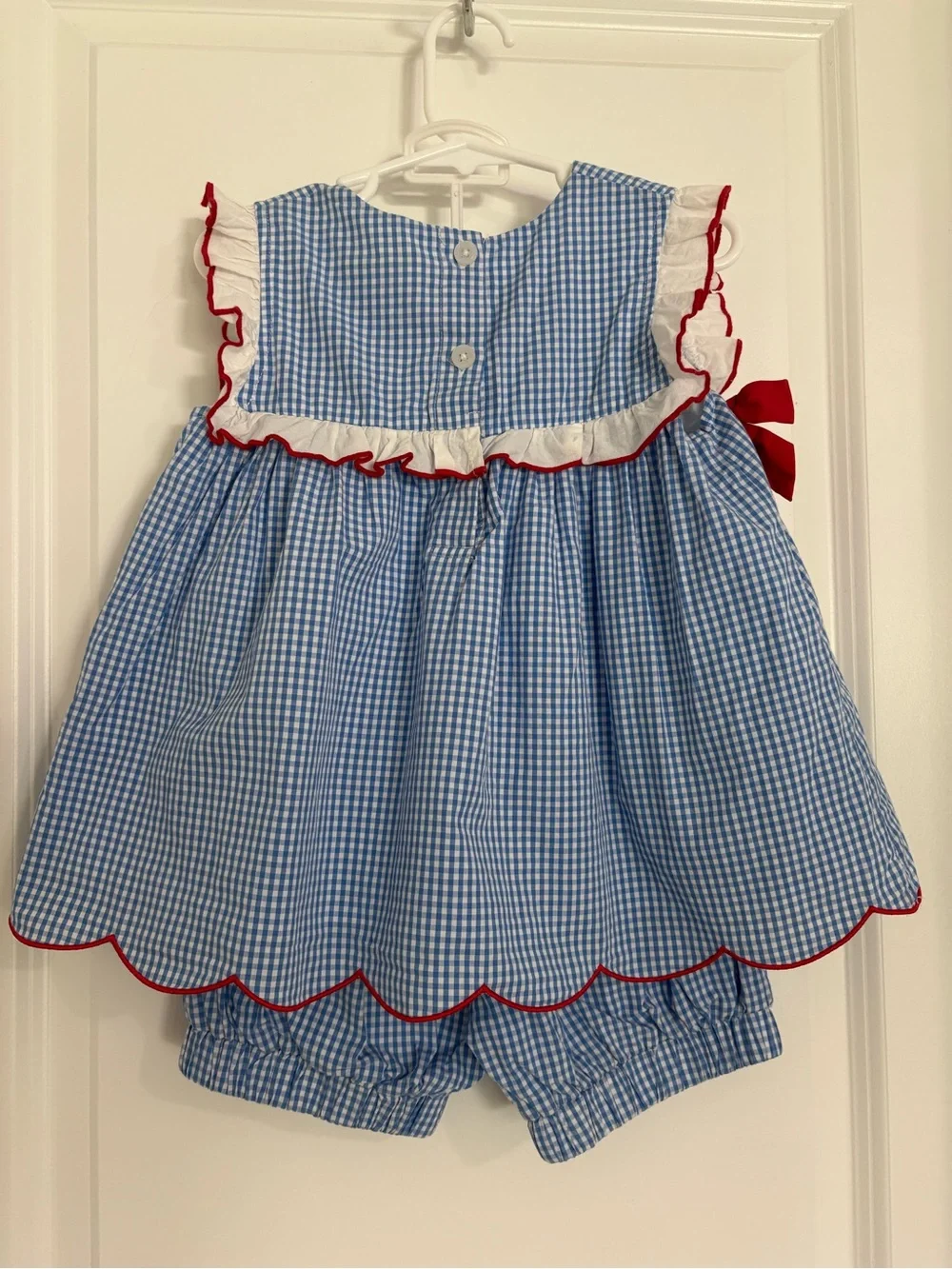Classic Whimsy Back to school Apple Gingham set size 5 | Kindergarten
